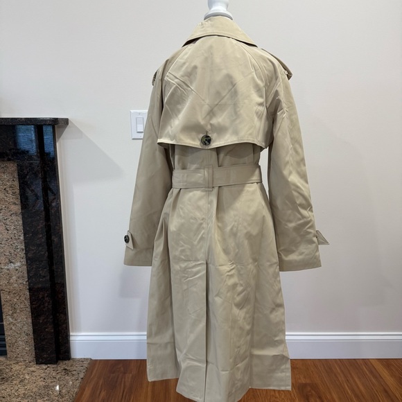 NWT. London Fog Women's Double-Breasted 3/4 Length Belted Trench Coat, - Picture 4 of 13